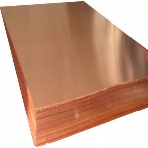 C10100 99.99 Pure Copper Sheet High Purity 50-2500mm Of Coopers