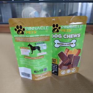 China High-Barrier Dog Food Stand-Up Pouch 7-Layer PET/AL/NY/PE Laminate OTR≤0.08 Cc/m²/day FDA 21 CFR 177.1500 wholesale