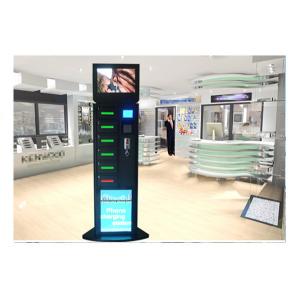 China Shopping Mall Cell Phone Charging Station , Mobile Phone Charging Kiosk supplier