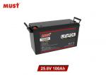 IP65 Protection 120AH Lithium Iron Phosphate Battery , Lifepo4 Deep Cycle Battery