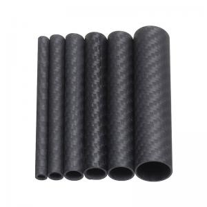 OEM CNC Machining 3K Matte Plain Carbon Fiber Tube