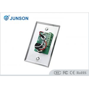 China Two Colored LED Indication Door Release Button With Stainless Steel Plate supplier