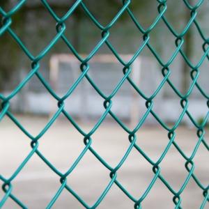 Galvanized 1.8mm Pvc Chain Link Fence For Park