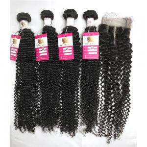 China BVKC Curly Human Hair Extensions supplier