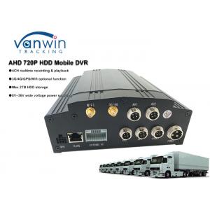 China HDD 4ch Hybrid MDVR 3G 4G GPS WIFI free software CMS with LCD screen for school bus / taxi / truck supplier