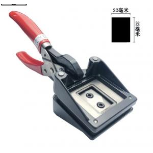 Customized Hand Photo Cutter ID Card License 22mm X 32mm Manual Power