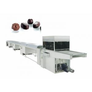 Automatic Small Chocolate Coating Machine With Cooling Tunnel 1 Year Warranty