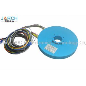 China Rotary table Gold - Gold contacts Pancake Slip Ring 22# silver plated copper supplier