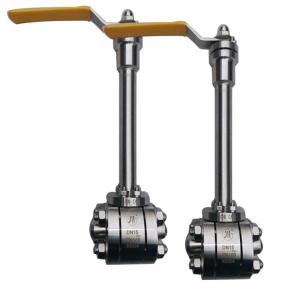 China Manual Butt Welding Long Stem SS304 Or Ss316 Customize Pressure Cryogenic Ball Valve supplier