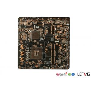 China Four Layers OSP Black PCB Board  , Main PCB Board  For Security Monitor Device supplier