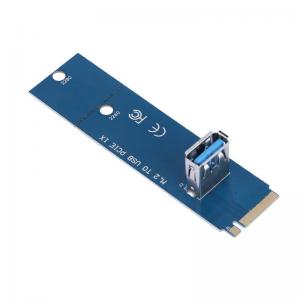 M.2(NGFF) to USB3.0 PCI-E Express Converter Adapter Miner Graphic Extender Card M.2 NGFF to PCI-E X16 Slot Transfer Card
