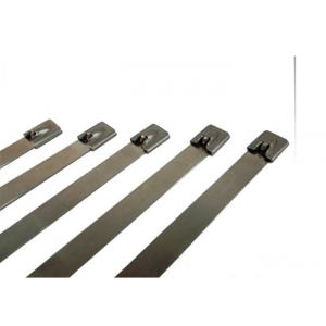 China Strong Steel Stainless Steel Cable Ties Straps For Cable Wiring Prompt Delivery supplier