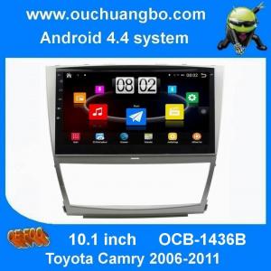 China Ouchuangbo car radio stereo gps navigation android 4.4 for Toyota Camry 2006-2011 with bluetooth 3g wifi BUS supplier