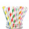 Colorful Attractive Paper Party Straws To Decorate Birthday Parties Baby Showers
