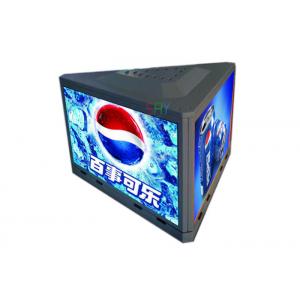 China Three Sides Outdoor P3.91 Taxi Top Roof Advertising Led Sign 1000mm x 500mm Per Side supplier