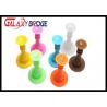 Unmounted Silence Glass Door Stopper , 3M Back Adhesive Colorful Glass Door