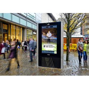 IP65 4G 3G Android 1920×1080 75 Inch Outdoor LCD Totem