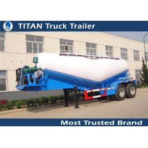 China Customized v type dry bulk cement trailer with 2 axles 25cbm capacity supplier