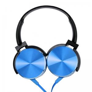 Metal Heavy Bass Sound Wireless Bluetooth Headphones / Wireless Music Earphone With Mic