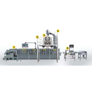 China Máquina automática horizontal do acondicionamento de alimentos do saco liso dos petiscos supplier