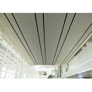China Commercial Corrugated Suspended Metal Ceiling Custom Bathroom Linear Metal Ceiling Panels wholesale
