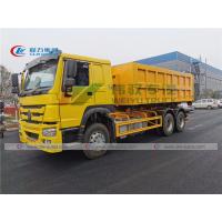 China 20m3 Hook Lift Bin Truck With Roll Off Open Top Container on sale