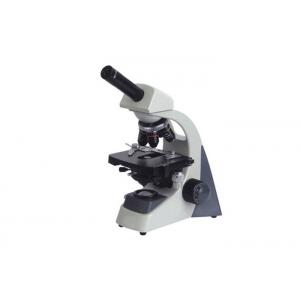 30º Inclined Monocular Compound Microscope 4X-100X Double Layer Stage