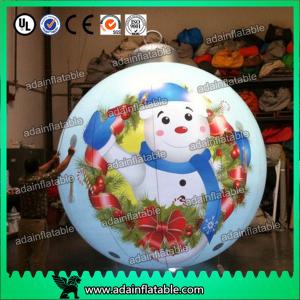 China 2016 Christmas Event Decoration,Christmas Inflatable Ball,Lighting Inflatable Balloon supplier