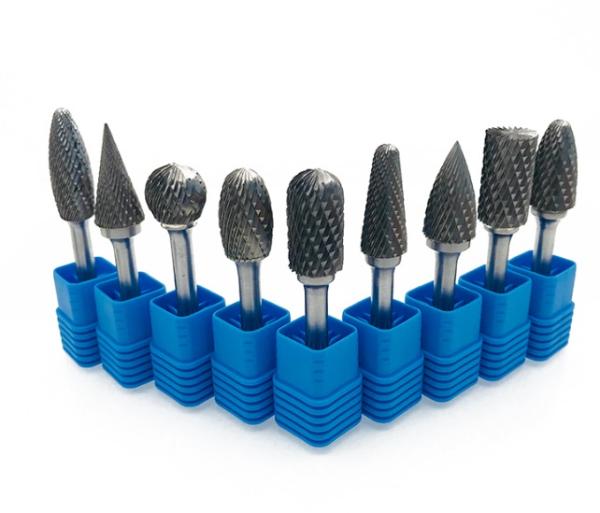 Full Size YG6/YG8 Tungsten Carbide Rotary Burrs / Tungsten Burr Bits
