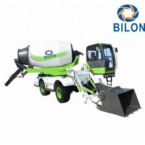 High Efficient 4 CBM Mini Concrete Mixer Truck Closed Circuit Hydraulic Rotation System