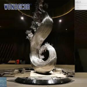 Custom Outdoor Casting Stainless Steel Sculpture Large Abstract Steel Sculpture