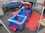 Spiderman Theme Inflatable Castle Combo Bounce House Jumping Bouncer Slide For Kids