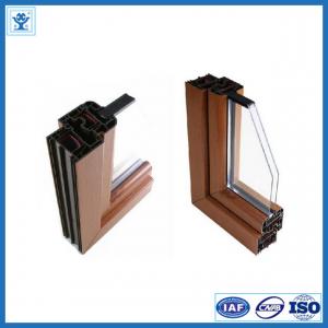 Profils en aluminium de porte de fenêtre profil/6063-T5 en aluminium de marque célèbre de la Chine