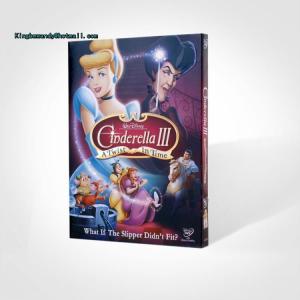 Hot sell Cinderella③ III A Twist in Time disney dvd movies cartoon dvd movies kids movies with slip cover case drop ship