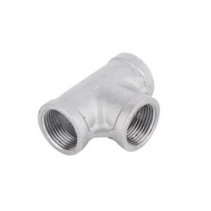 China Male Connection Stainless Steel Thread Tee for Pipe Line DIN2999 Certified supplier