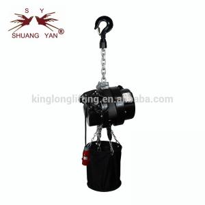 China 2 Ton Electric Chain Hoist , Electric Wire Rope Hoist High Safety Hook supplier