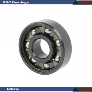 Black Coated 608zz Ceramic Bearing For Board Skating