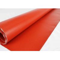 China Water Resistant Coated Fiberglass Fabric Fireproof 1.5m Width High Tensile Strength on sale