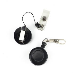 China Multipurpose Retractable Badge Reel  , Name Badge Clips For Employee ID Cards supplier