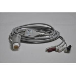 China HP12P ECG CABLE 3-Lead CLIP,3.5m supplier