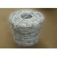 China Electric Galvanized Barbed Wire Fence 1.6-3.2mm Diameter Anti Acid / Alkali on sale