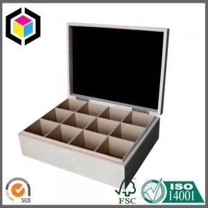 China MDF Board Natural Wood Gift Packaging Box; Strong Quality Divided Paper Box supplier