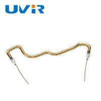 China UV Special Shape Gold Coating IR Infrared Emitter Industry Short Wave on sale
