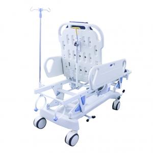 Medical Folding Adjustable Ambulance Patient Transfer Emergency Bed Hospital Stretcher Trolley 560MM 30CM