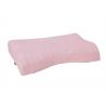 China Pink Color Memory Foam Massage Pillow , Orthopedic Contour Pillow For Side Sleep wholesale