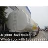 China hot sale high quality best price 35000 litres 2 axles fuel tank trailer, best quality chemical tank trailer for sale, wholesale