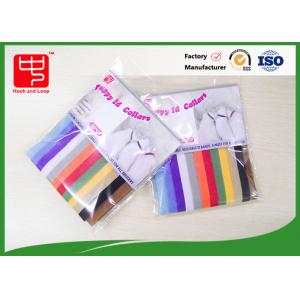 Reusable Micro Hook & Loop Straps Puppy Pet Collars Various Color 10 * 350mm