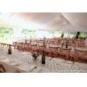 China White Lining Adored Aluminum Framed Luxury Wedding Tents , Beach Wedding Marquee wholesale