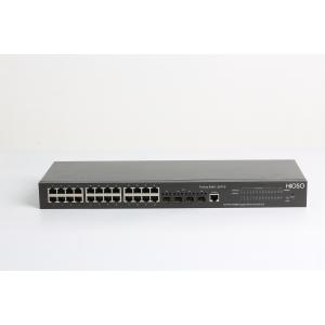 AC110V Cat5 Cable 100m 28 Port Managed Switch , Gigabit Switch POE
