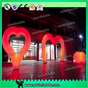 China Valentine'S Day Decorative Inflatable Lighting Balloon Colorful Love Letters Shaped supplier
